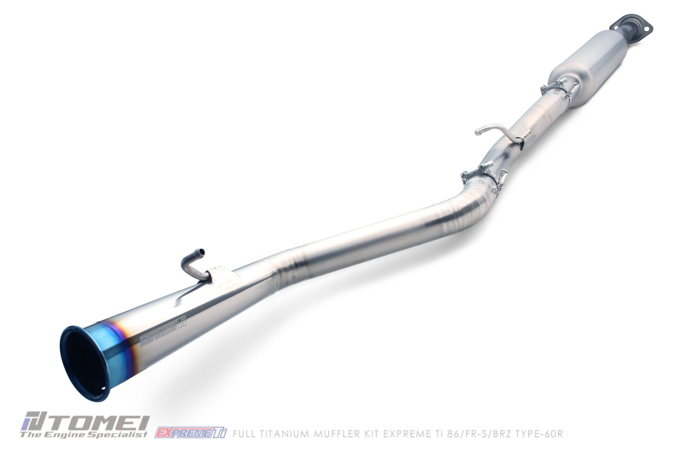 TOMEI Full Titanium Muffler EXPREME Ti Single TYPE-60R – 2013-2016 Scion FR-S / 13-21 Subaru BRZ / Toyota 86 & GT86