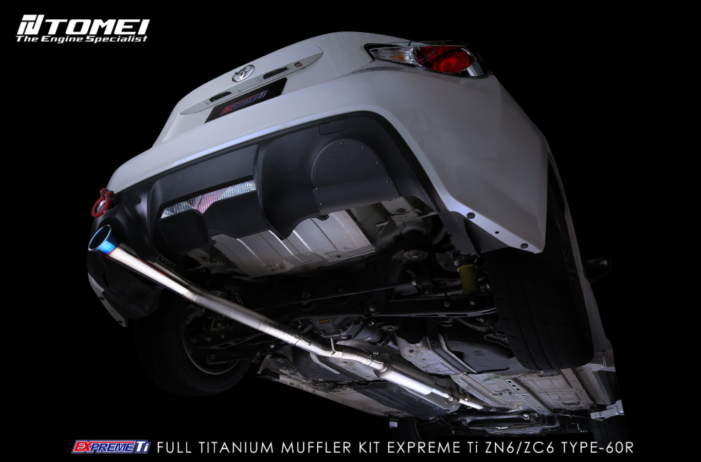 TOMEI Full Titanium Muffler EXPREME Ti Single TYPE-60R – 2013-2016 Scion FR-S / 13-21 Subaru BRZ / Toyota 86 & GT86