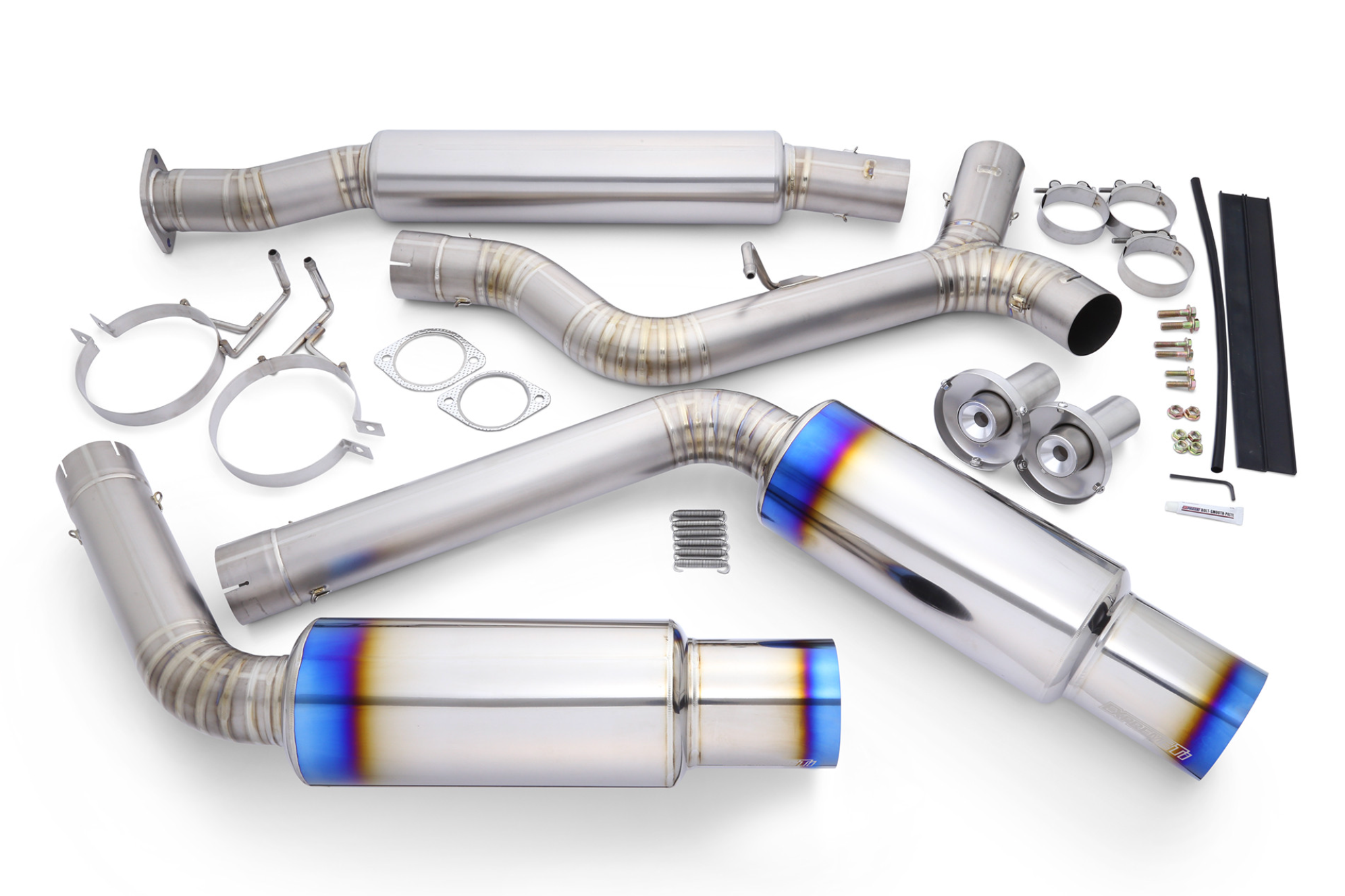 TOMEi Full Titanium Muffler Expreme Ti Type-D Dual Exit Catback Exhaust - 2022+ Subaru WRX