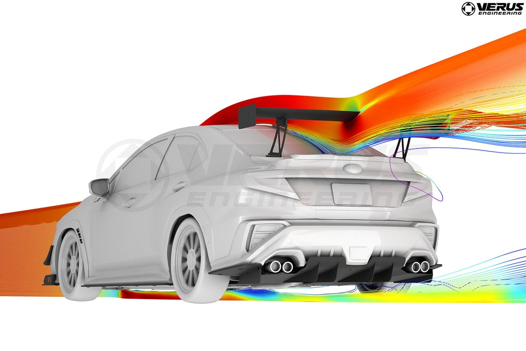 Verus Engineering VB Bottm Mount UCW Rear Wing Kit - 2022+ Subaru WRX