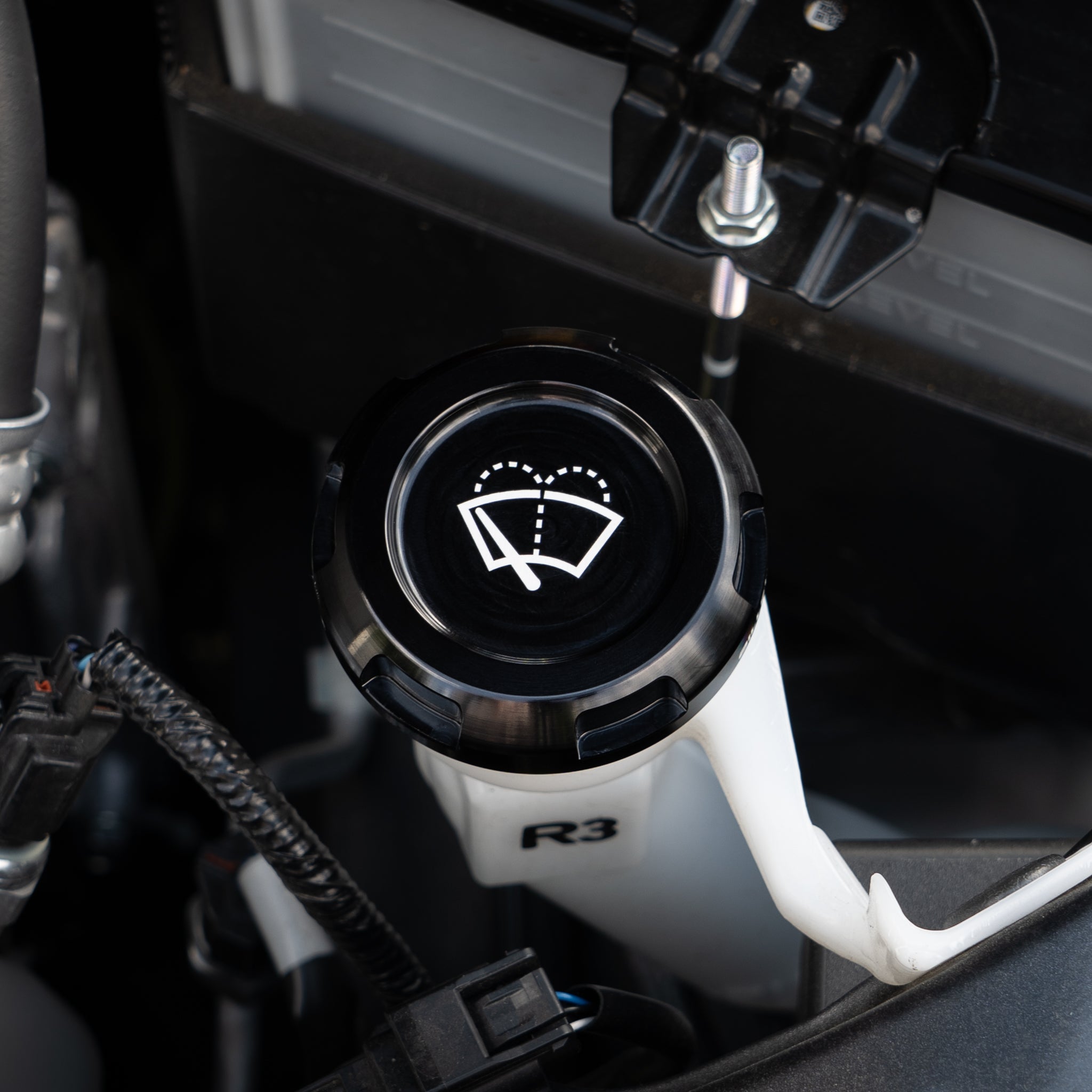 Billetworkz Wiper Fluid Reservoir Cap - 2013-2021 Scion FR-S / Toyota 86 / Subaru BRZ / 15-21 WRX / STI