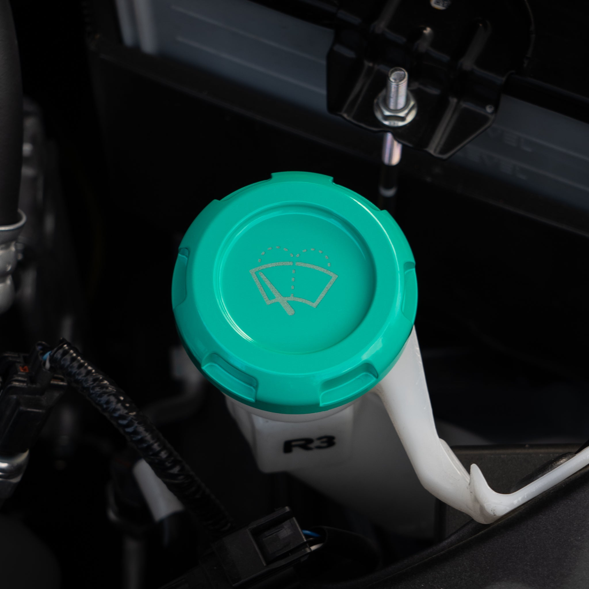 Billetworkz Wiper Fluid Reservoir Cap - 2013-2021 Scion FR-S / Toyota 86 / Subaru BRZ / 15-21 WRX / STI