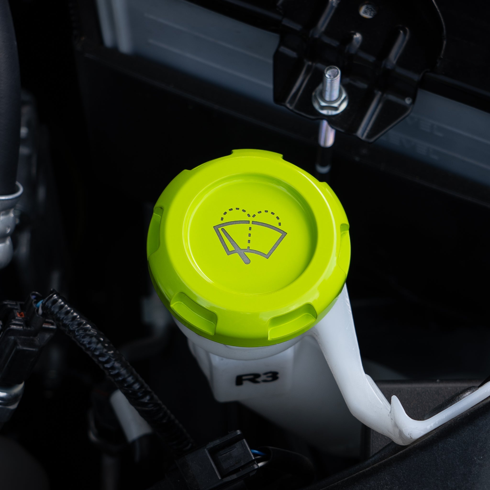 Billetworkz Wiper Fluid Reservoir Cap - 2013-2021 Scion FR-S / Toyota 86 / Subaru BRZ / 15-21 WRX / STI