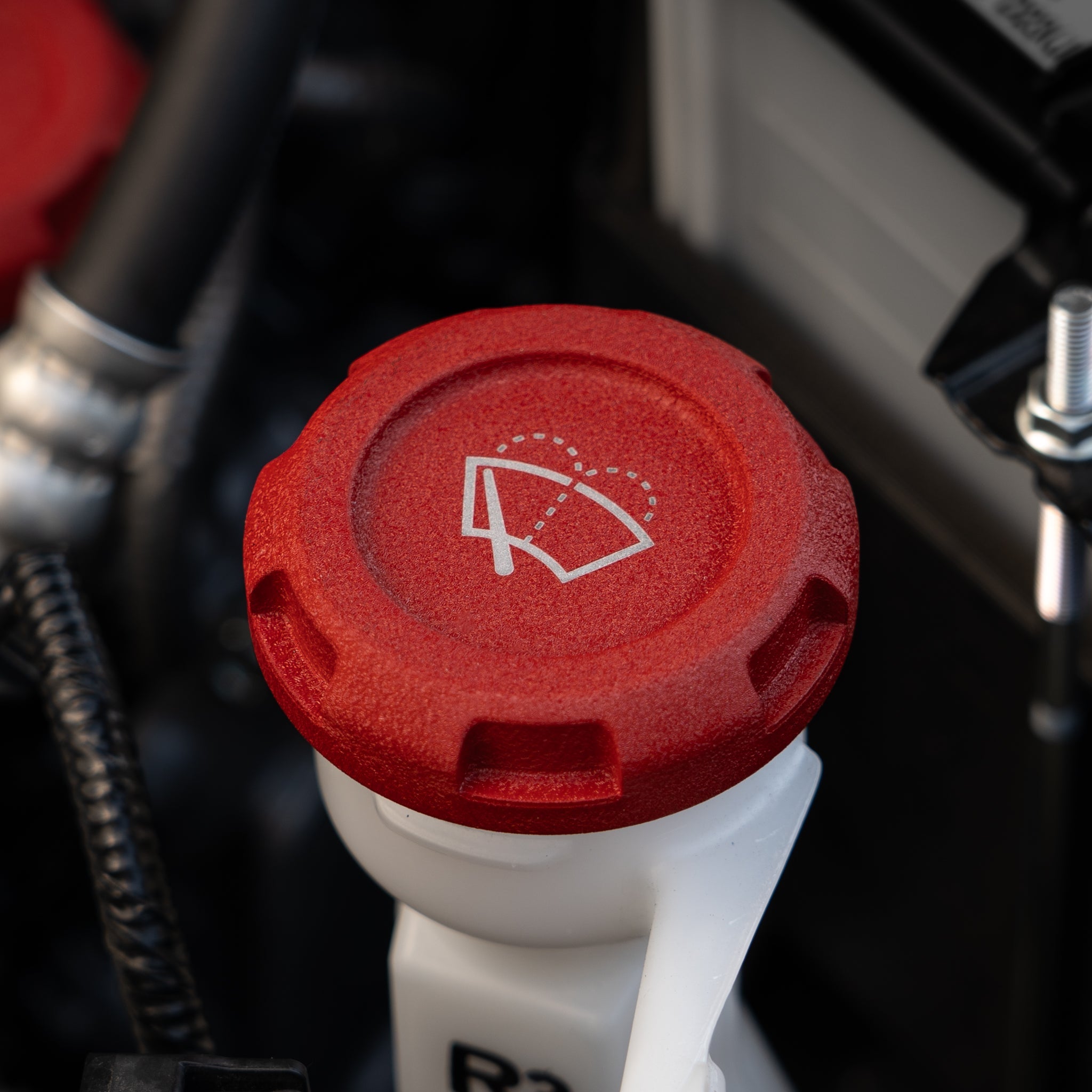 Billetworkz Wiper Fluid Reservoir Cap - 2013-2021 Scion FR-S / Toyota 86 / Subaru BRZ / 15-21 WRX / STI