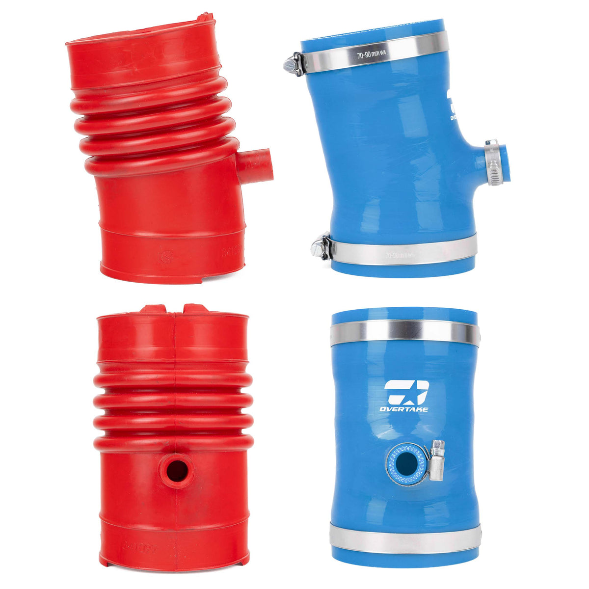 OVERTAKE GR Performance Intake Post MAF Hose Kit - 2022+ Subaru BRZ / Toyota GR86