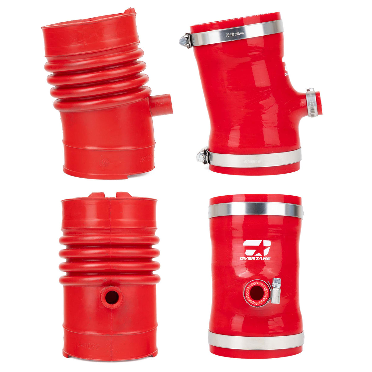 OVERTAKE GR Performance Intake Post MAF Hose Kit - 2022+ Subaru BRZ / Toyota GR86
