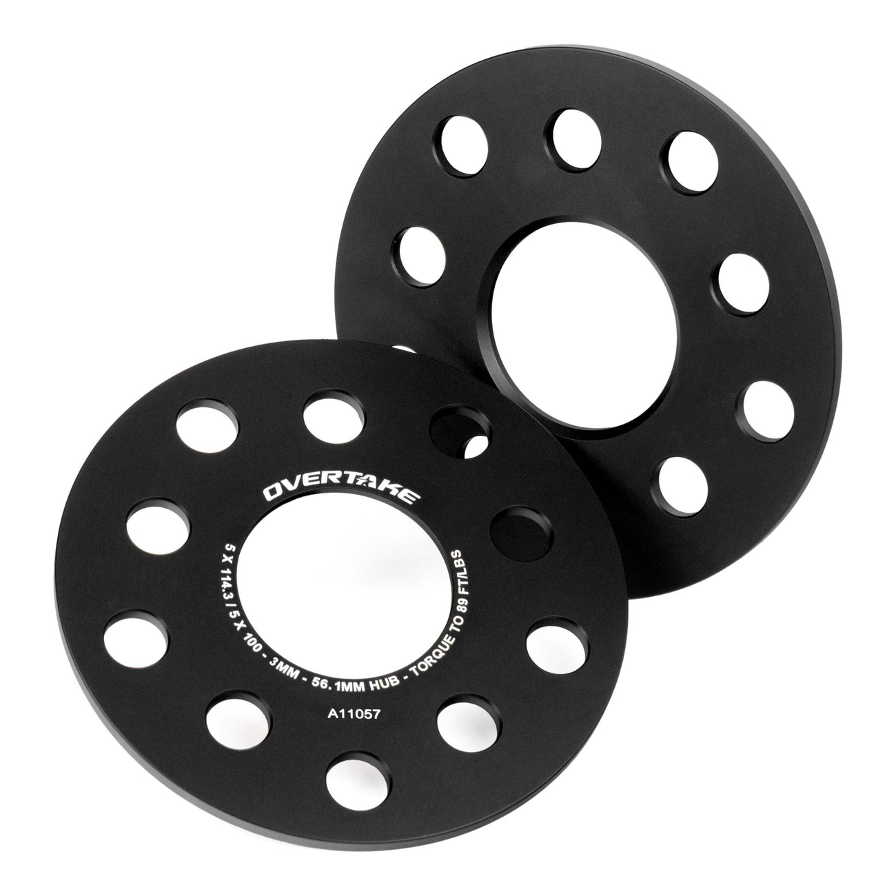 OVERTAKE Wheel Spacers 3mm & 5mm - Pair - 5x114.3 / 5x100 Subaru Fitment