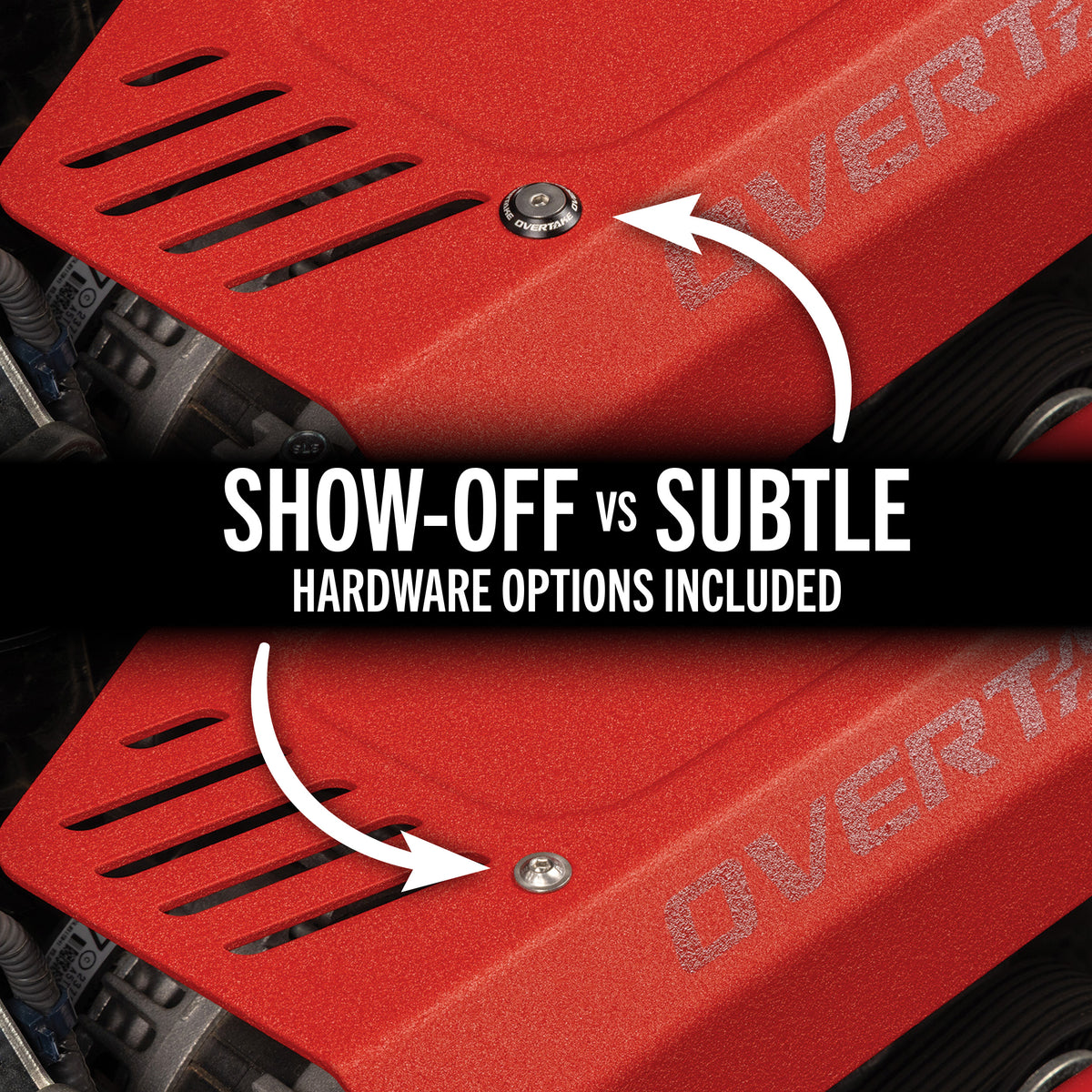 OVERTAKE Pulley Cover Kit - Subaru 2022+ WRX
