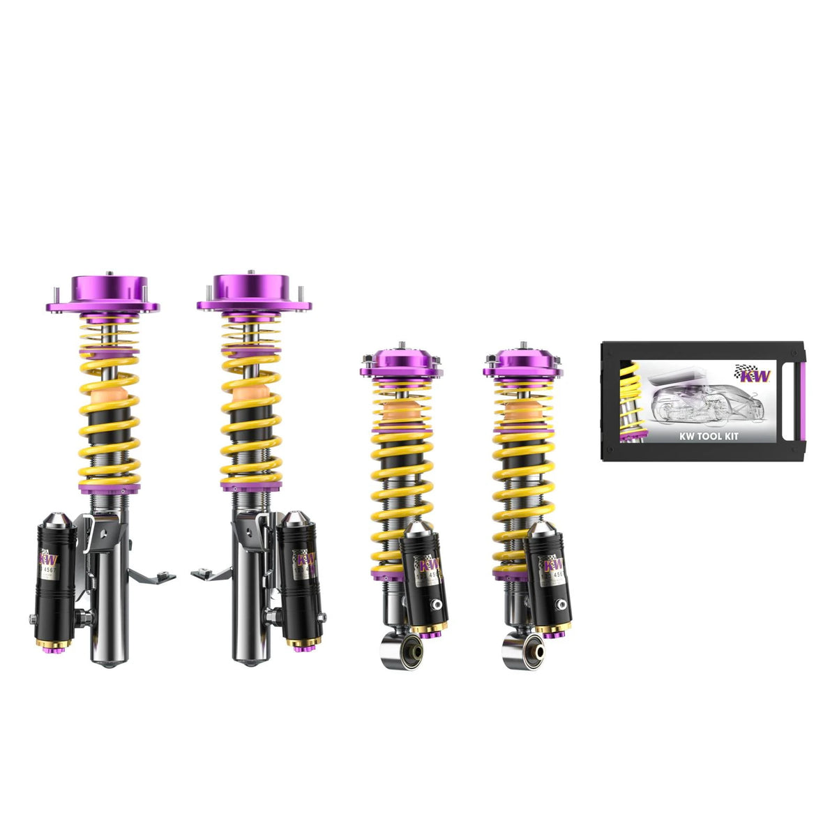 KW V4 Clubsport Coilover Kit - 13-22+ Toyota GR86 86 / Subaru BRZ / Scion FR-S
