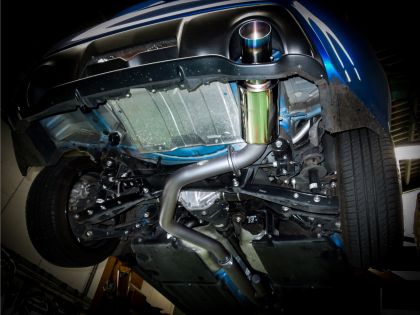 HKS Hi-Power Racing V1 Single Exit Catback Exhaust System - 2013-2016 Scion FR-S / Toyota 86 & GT86 / Subaru BRZ