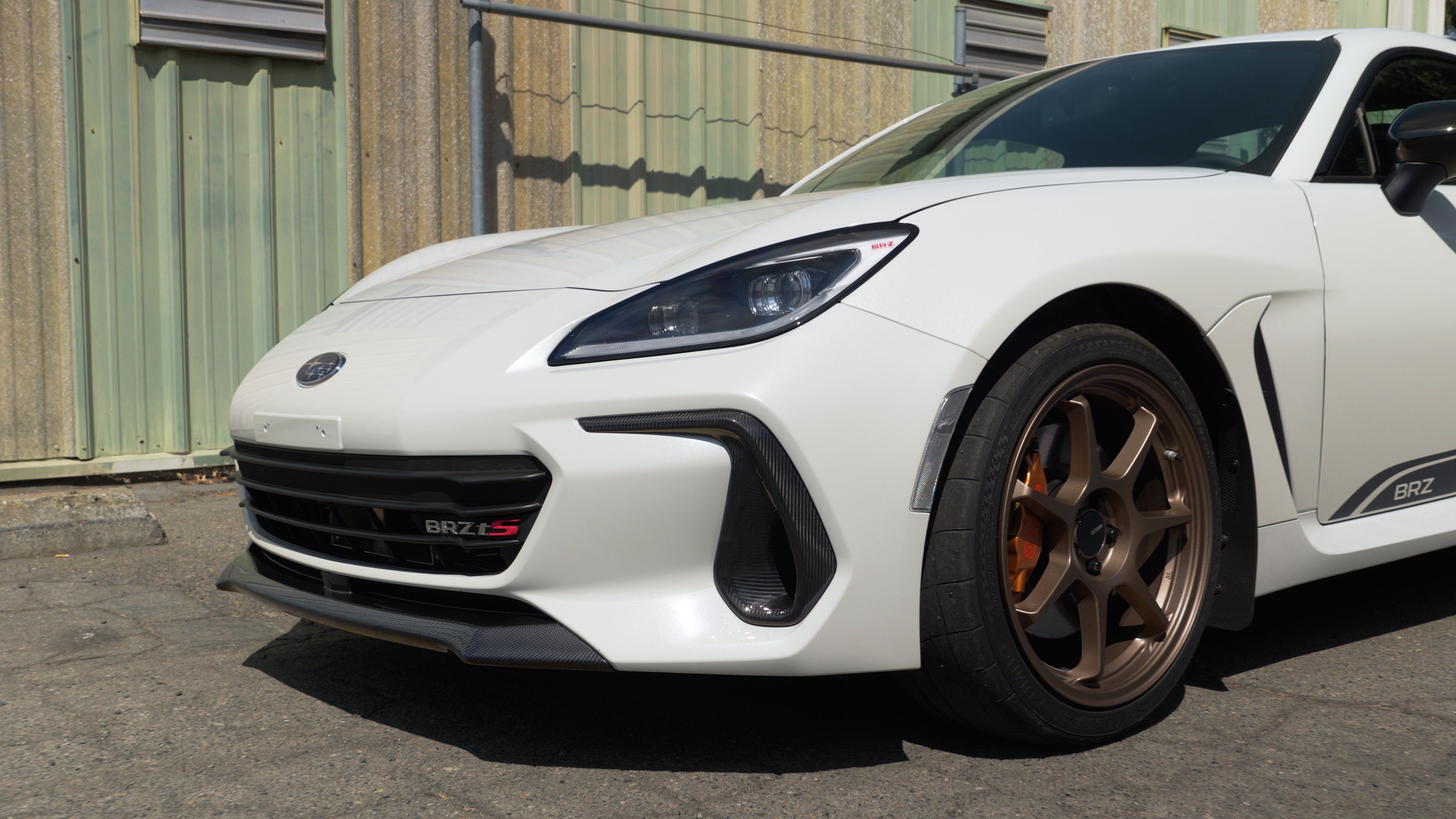 Driven Media Carbon Fiber Front Bumper Bezel Covers - 2022+ Subaru BRZ