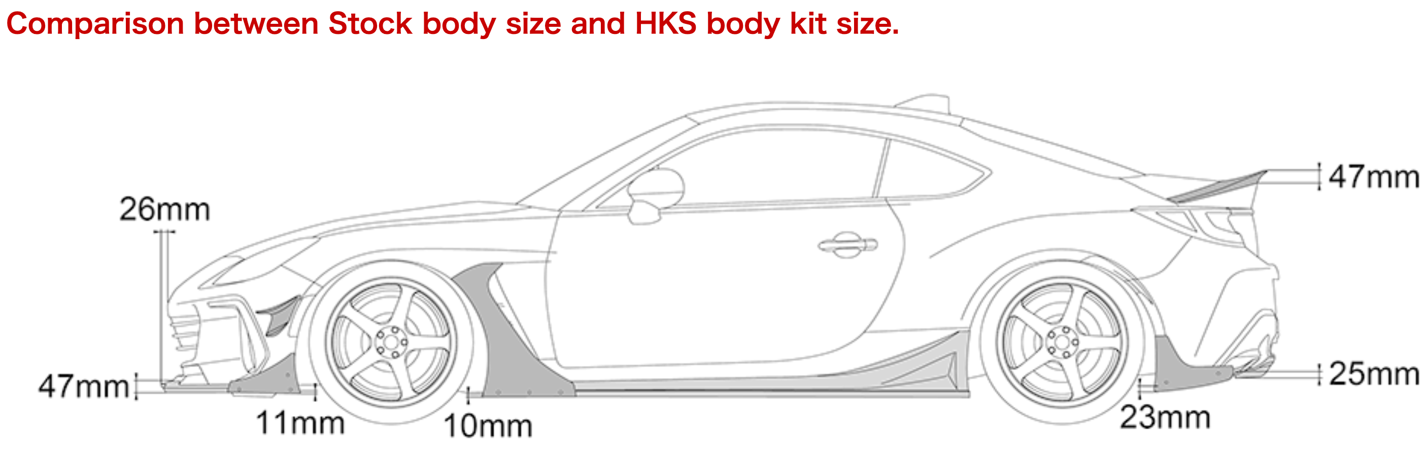 HKS Body Kit TYPE-S Front Spoiler - 2022+ Toyota GR86 / Subaru BRZ