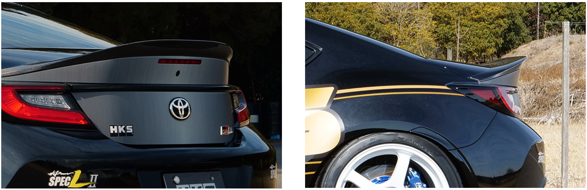 HKS Body Kit TYPE-S Duck Tail Spoiler - 2022+ Toyota GR86 / Subaru BRZ