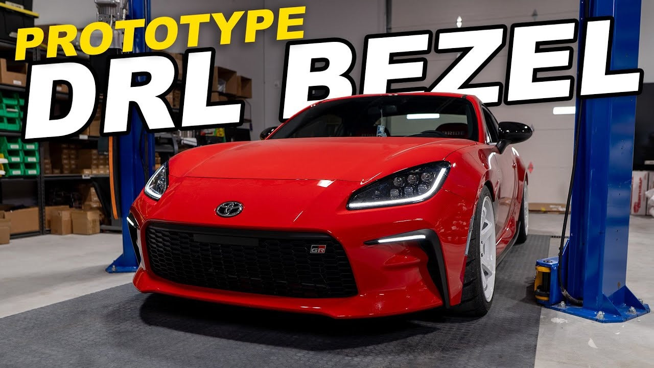 Load video: FIRST GR86 DRL Bezel Prototype | Driven Media