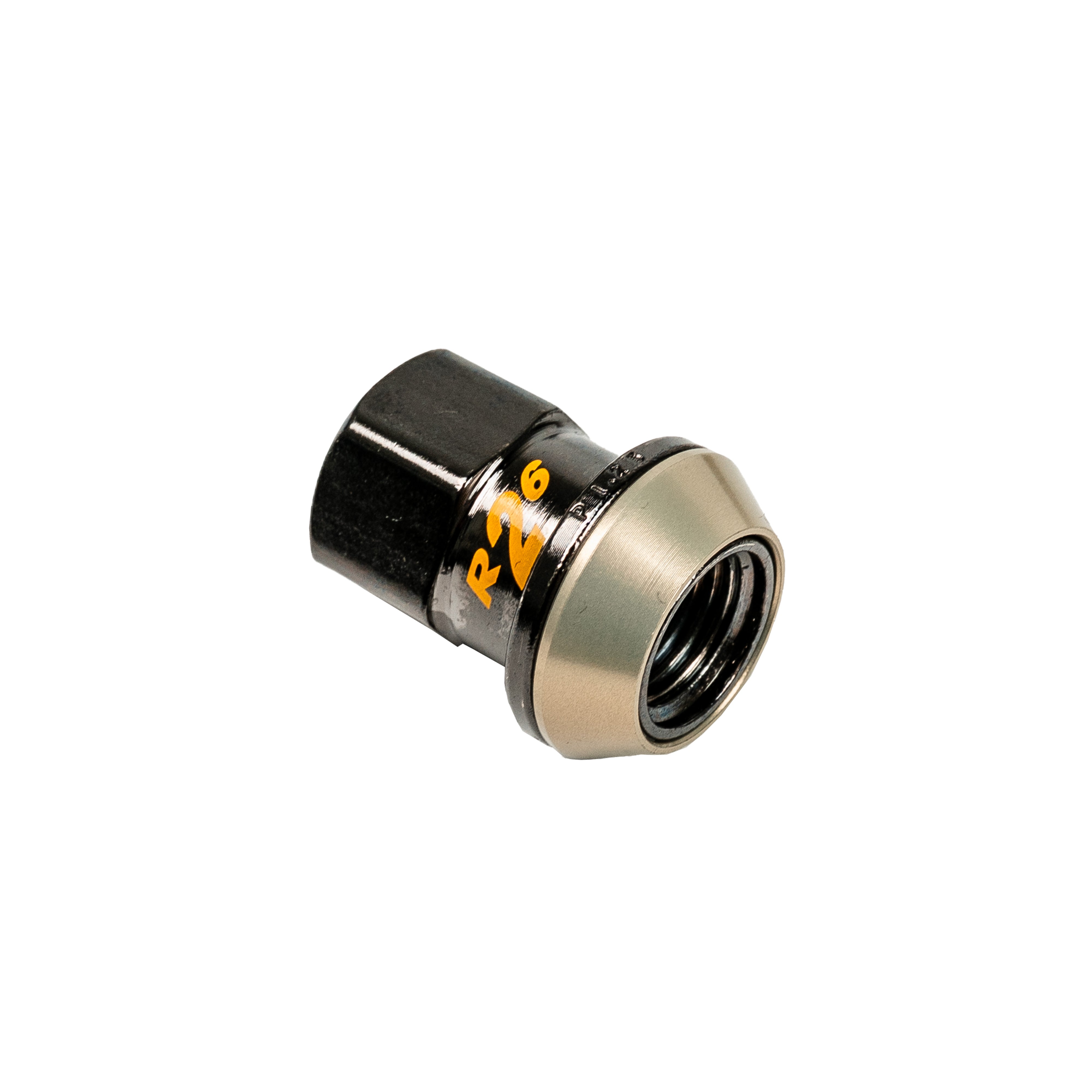 Project Kics R26 Premium 12x1.25 Black Lug Nuts (16+4 Locks) - Scion FR-S / Toyota 86 / GR86 / Subaru BRZ / WRX / STI