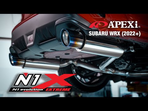 APEXi N1 Evo Extreme Dual Exit Axleback System - 2022+ Subaru WRX