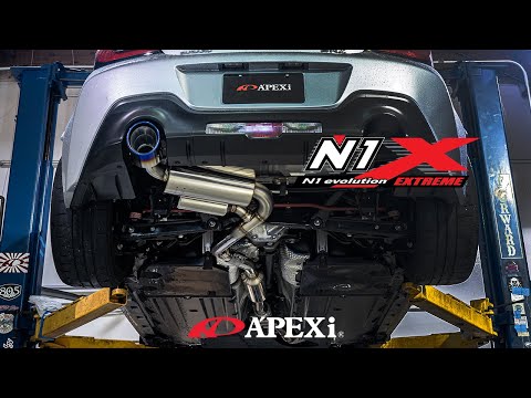 APEXi N1 Evolution-X Single Exit Catback Exhaust System - 2013-2022+ Subaru BRZ / Toyota 86 & GR86 / Scion FR-S