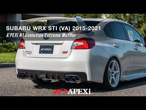APEXi N1 EVO Extreme Performance Catback System - 2015-2021 Subaru WRX / STI