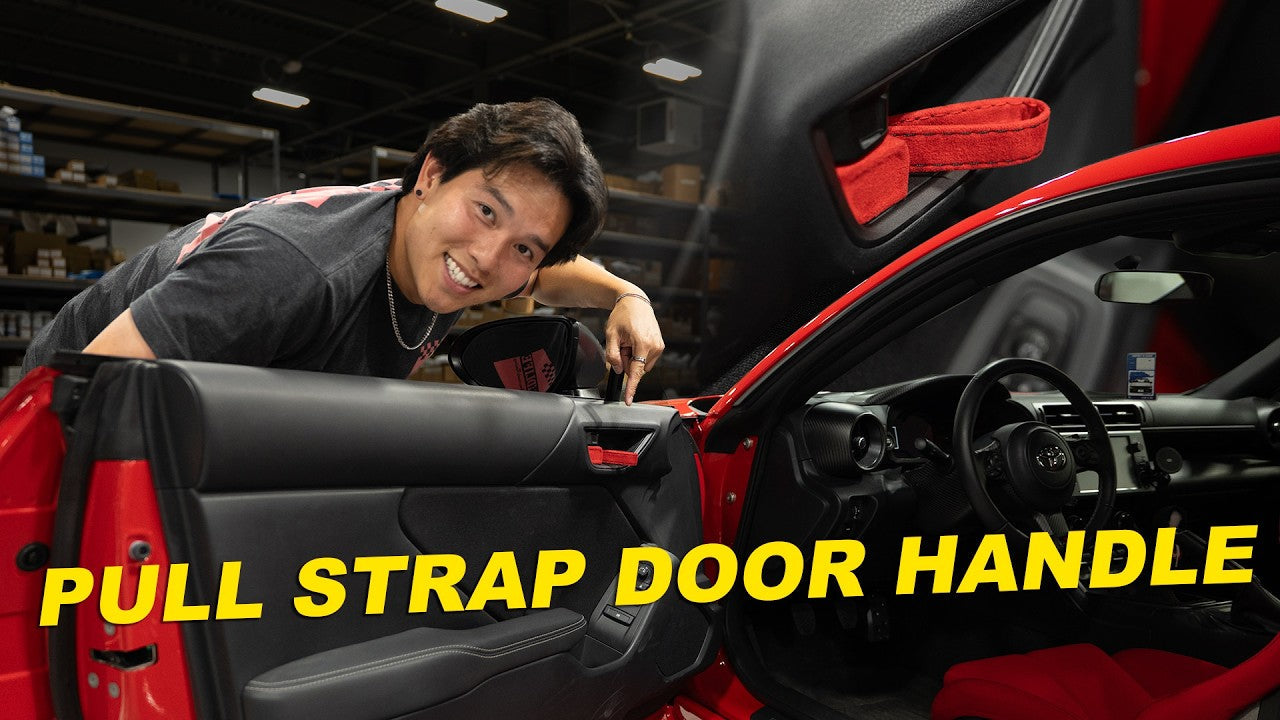 22+ GR86/BRZ Billetworkz Door Handle Pull Strap Install