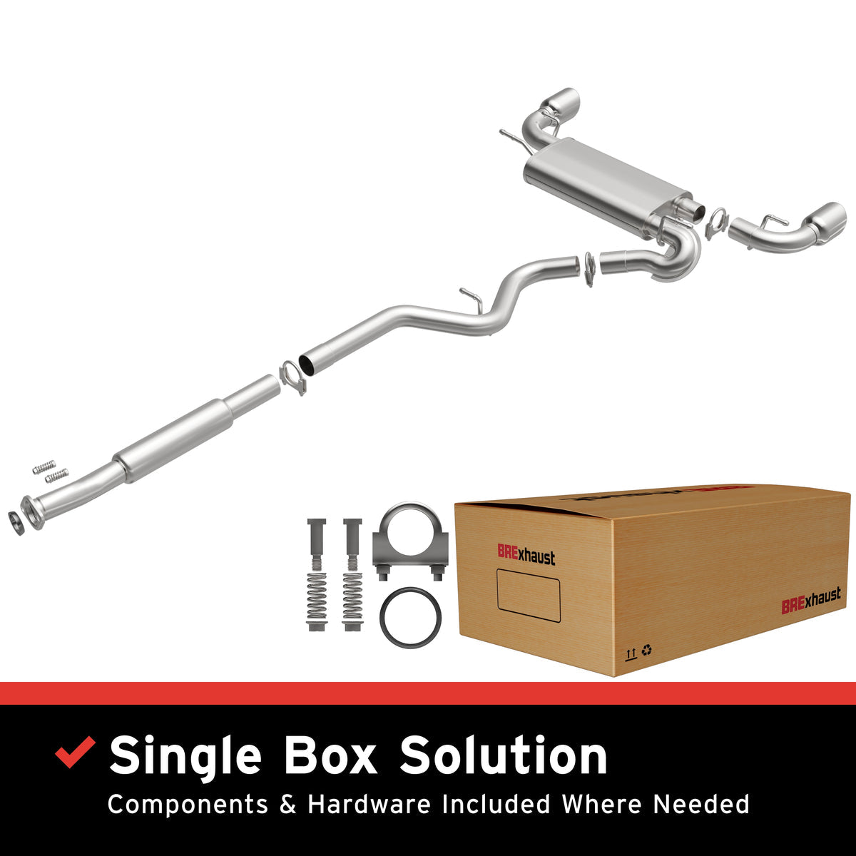 MagnaFlow BRE Exhaust Kit - 13-22+ Toyota GR86 86 / Subaru BRZ / Scion FR-S