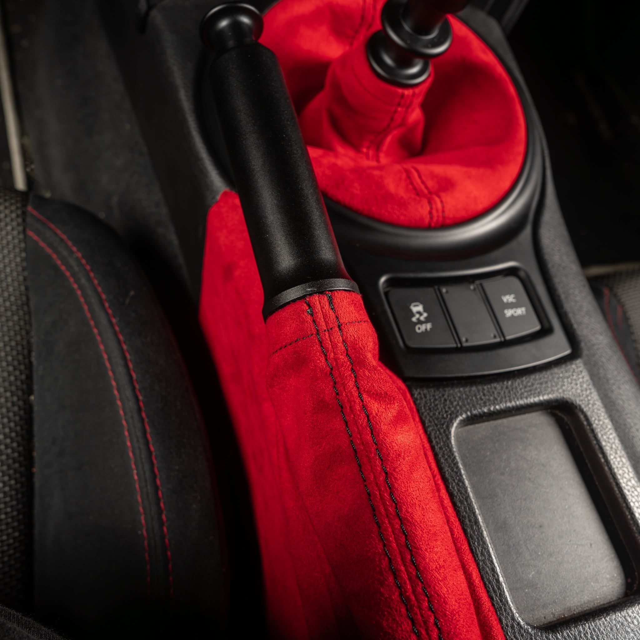 Billetworkz Premium Alcantara E-Brake Boot - 2013-2021 Toyota 86 / Subaru BRZ / Scion FRS
