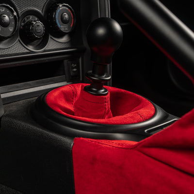Billetworkz Premium Alcantara Shift Boot (6-Speed) - 2013-2021 Toyota 86 / Subaru BRZ / Scion FRS