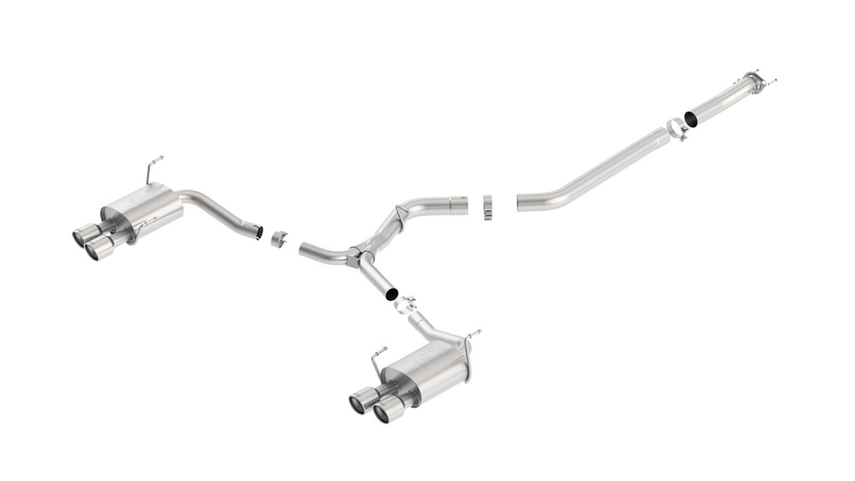 Borla S-Type Cat-back Exhaust - 2015-2021 Subaru WRX / STI
