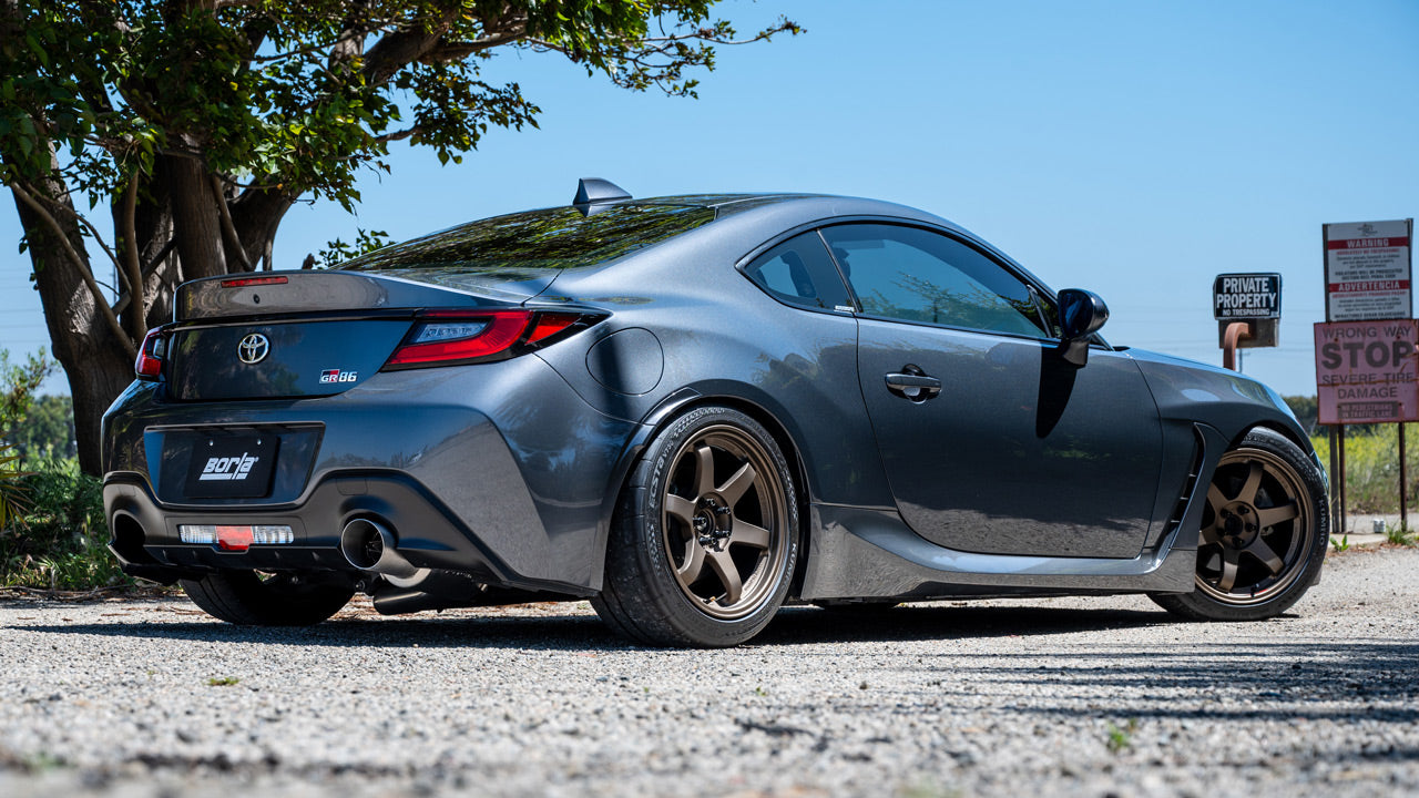 Borla ATAK Cat Back Exhaust 4.5in Stainless Tips - 2022+ Toyota GR86 / Subaru BRZ