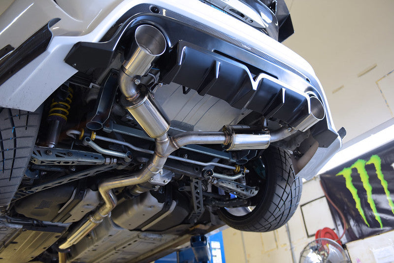 MXP Comp RS Exhaust System w/Polished Tips - 2013-2021 Toyota 86 / Subaru BRZ / Scion FR-S