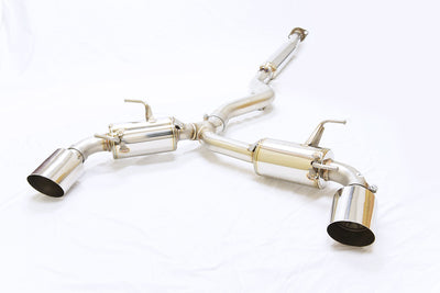 MXP Comp RS Exhaust System w/Polished Tips - 2013-2021 Toyota 86 / Subaru BRZ / Scion FR-S