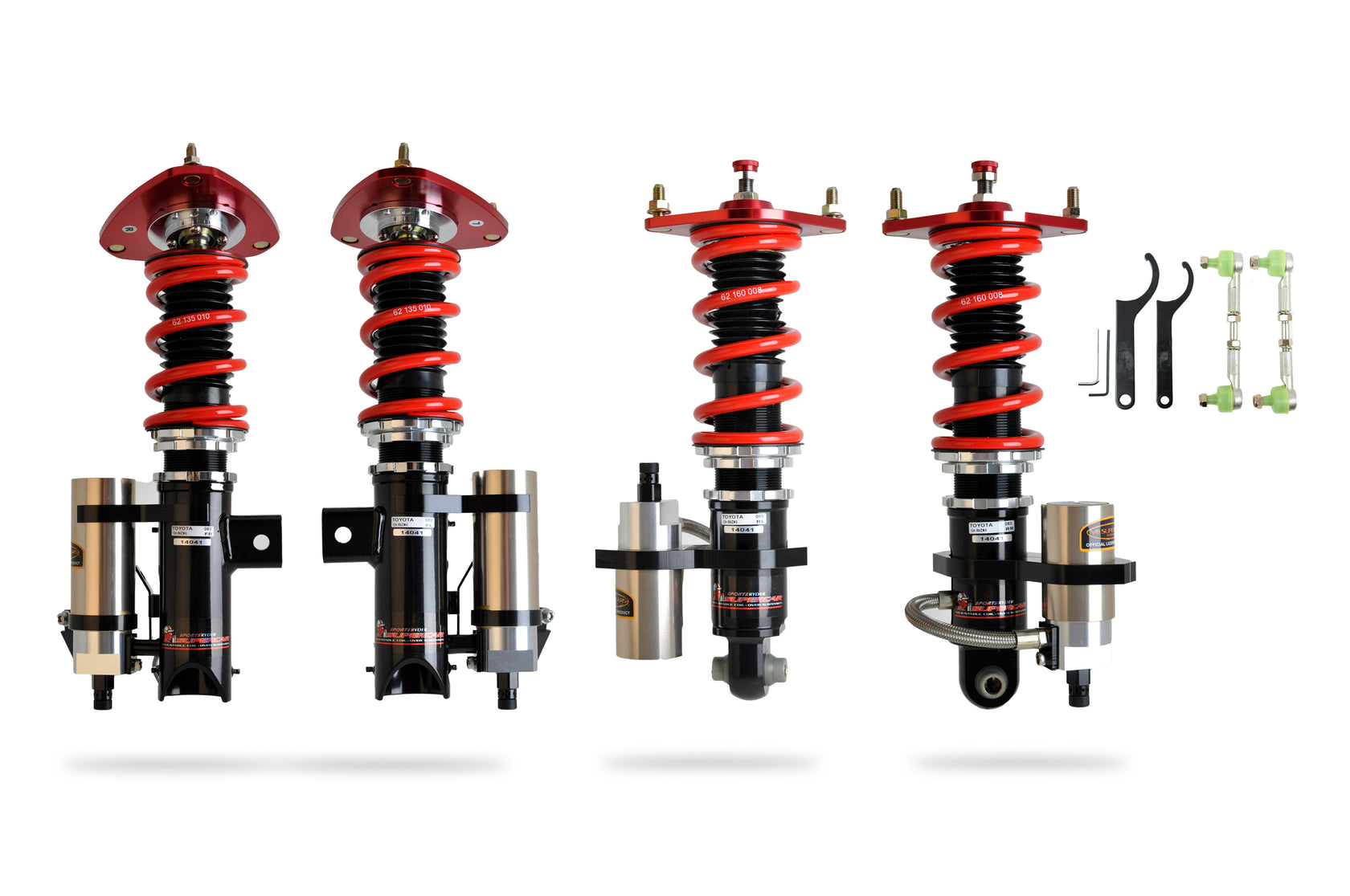 Pedders eXtreme XA Remote Canister Coilover Kit - 2013-2022+ Subaru BRZ / Scion FR-S / Toyota 86 GR86