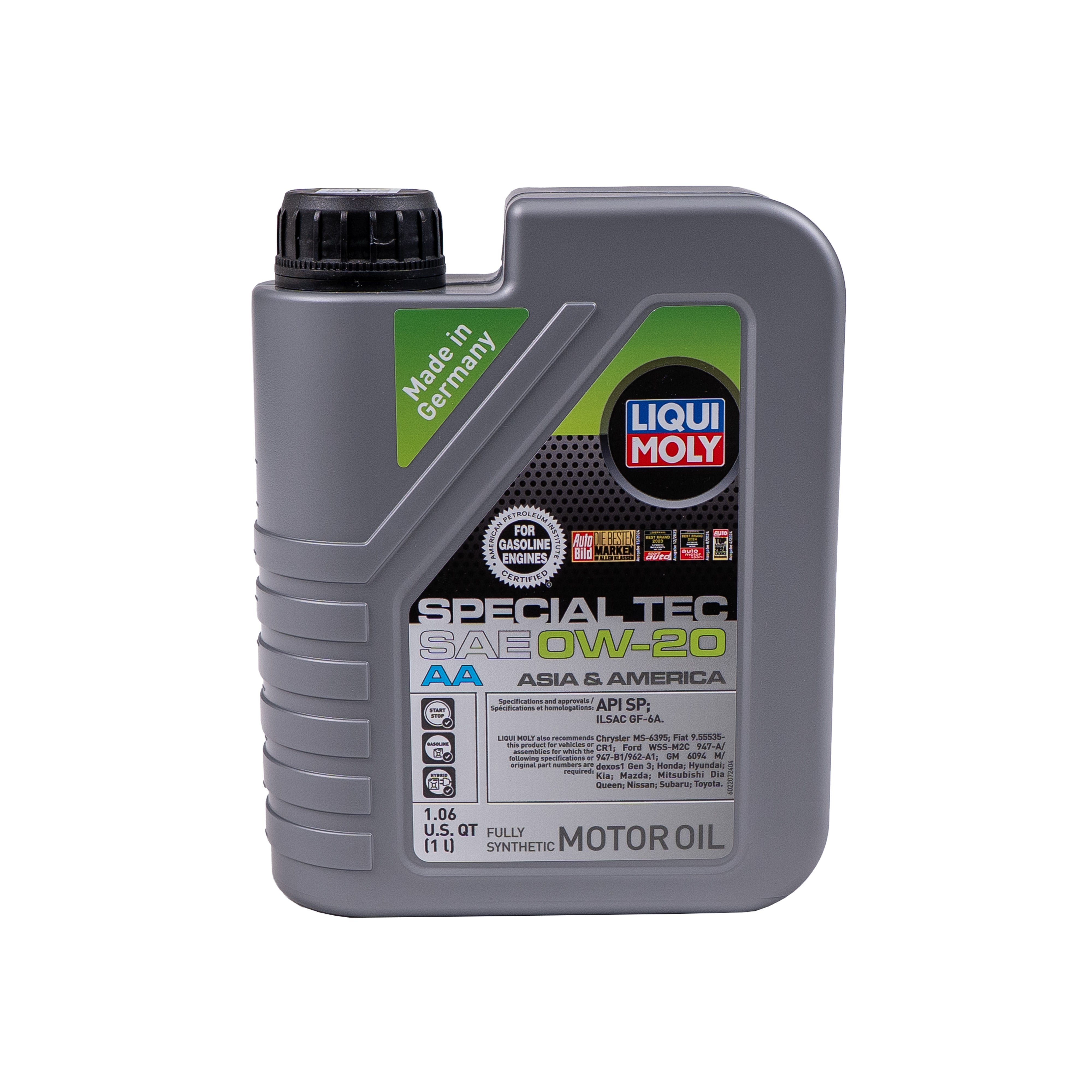 LIQUI-MOLY SAE 0W-20 Synthetic Special Tec Motor Oil