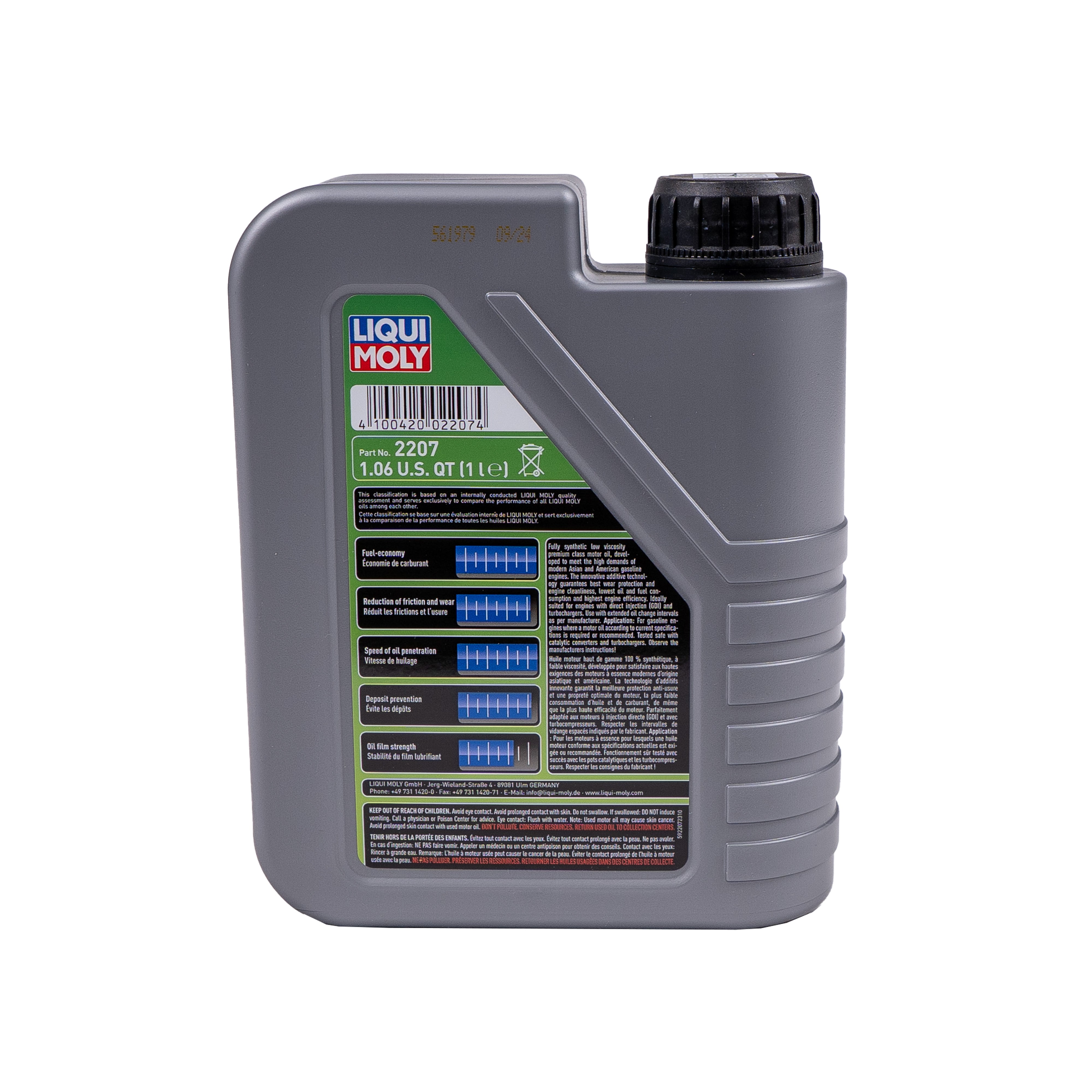 LIQUI-MOLY SAE 0W-20 Synthetic Special Tec Motor Oil