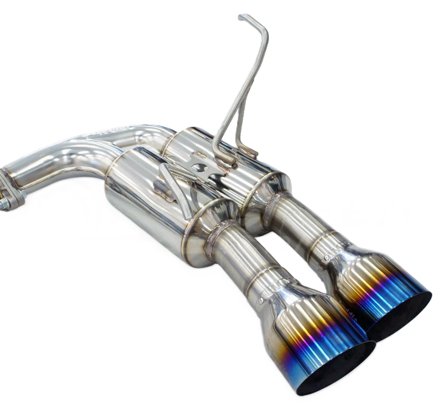 Invidia R400 Gemini Cat-Back Exhaust Single Layer Quad Tip - 2022+ Subaru WRX