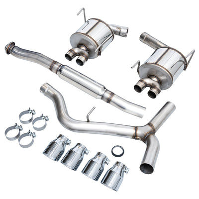AWE Touring Edition Exhaust - 2015-2022+ Subaru WRX / 15-21 STI