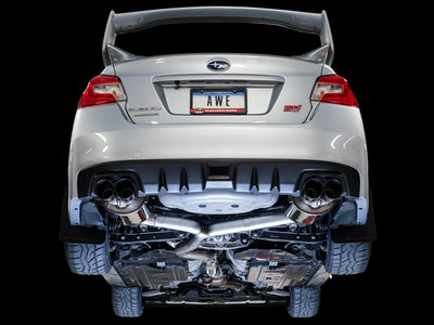 AWE Touring Edition Exhaust - 2015-2022+ Subaru WRX / 15-21 STI
