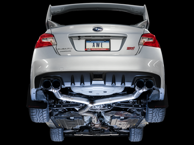 AWE Track Edition Exhaust - 2015-2022+ Subaru WRX / 15-21 STI