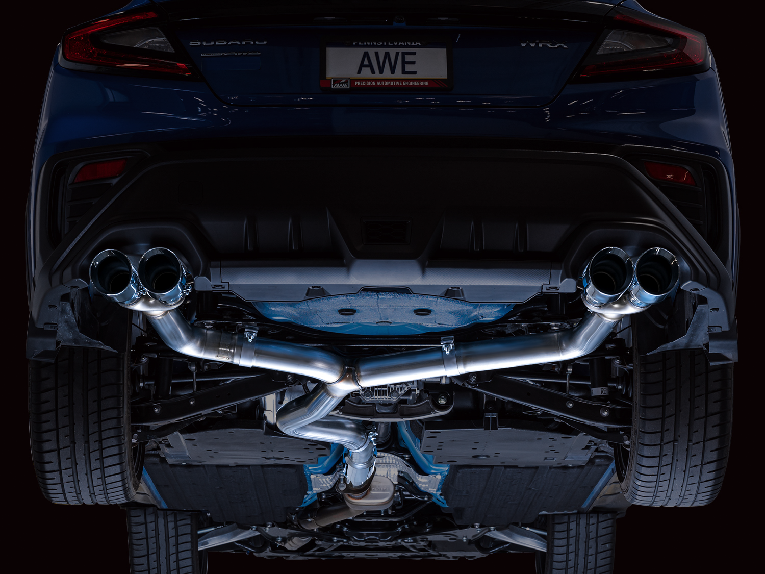 AWE Track Edition Exhaust - 2022+ Subaru WRX
