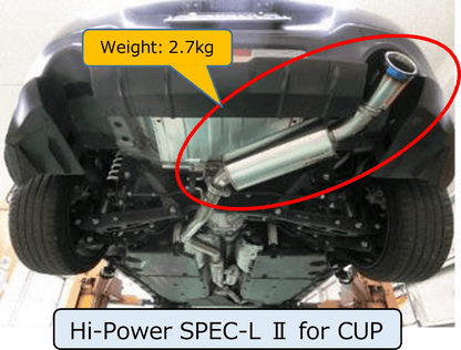 HKS Hi-Power Spec L2 Cup Cat-Back Exhaust - 2022+ Toyota GR86 / Subaru BRZ
