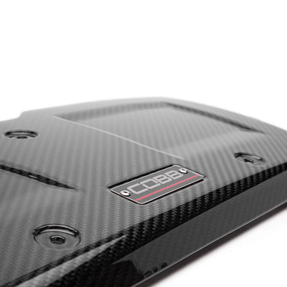 COBB Subaru Redline Carbon Fiber Engine Cover - 2015-2021 Subaru WRX