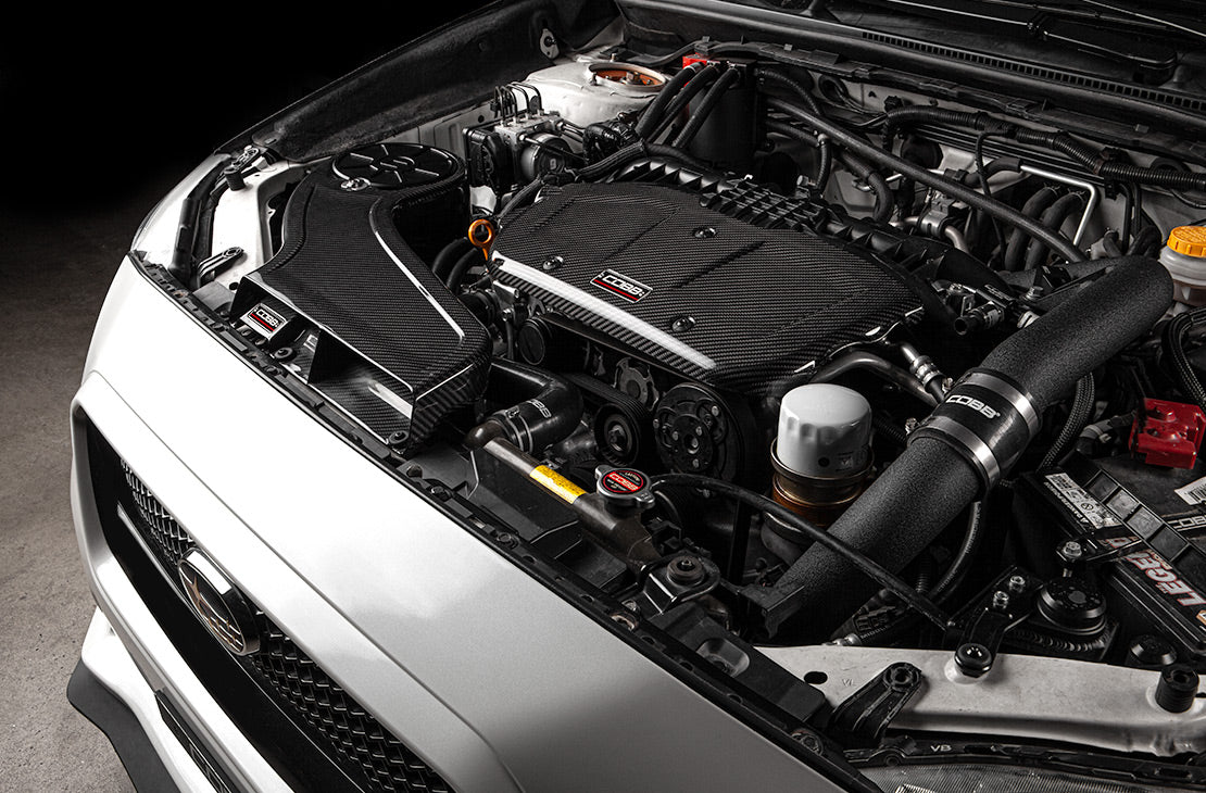 COBB Subaru Redline Carbon Fiber Engine Cover - 2015-2021 Subaru WRX