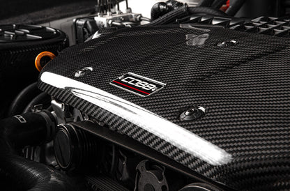 COBB Subaru Redline Carbon Fiber Engine Cover - 2015-2021 Subaru WRX