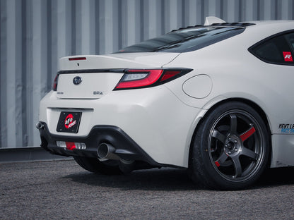 aFe Takeda 3 IN 304 Stainless Steel Cat-Back Exhaust System w/ Brushed Tip - 2013-2022+ Subaru BRZ / Toyota 86 / GR86 / Scion FR-S