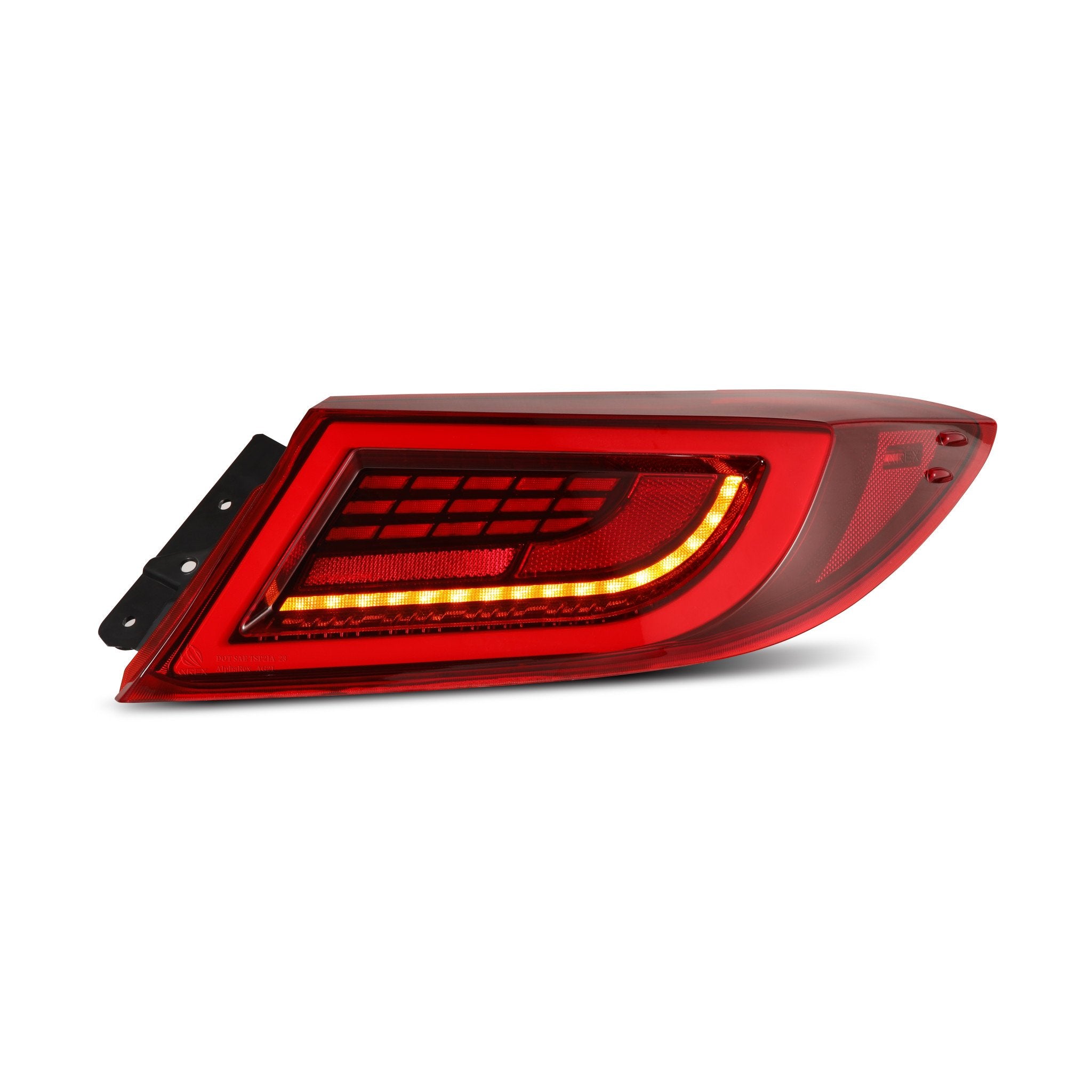 AlphaRex LUXX-Series LED Tail Lights Vivid Red - 2022+ Toyota GR86 / Subaru BRZ