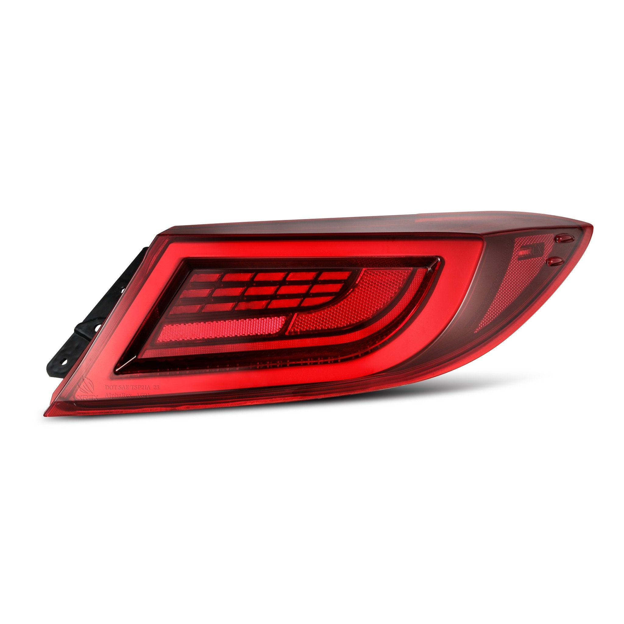 AlphaRex LUXX-Series LED Tail Lights Vivid Red - 2022+ Toyota GR86 / Subaru BRZ