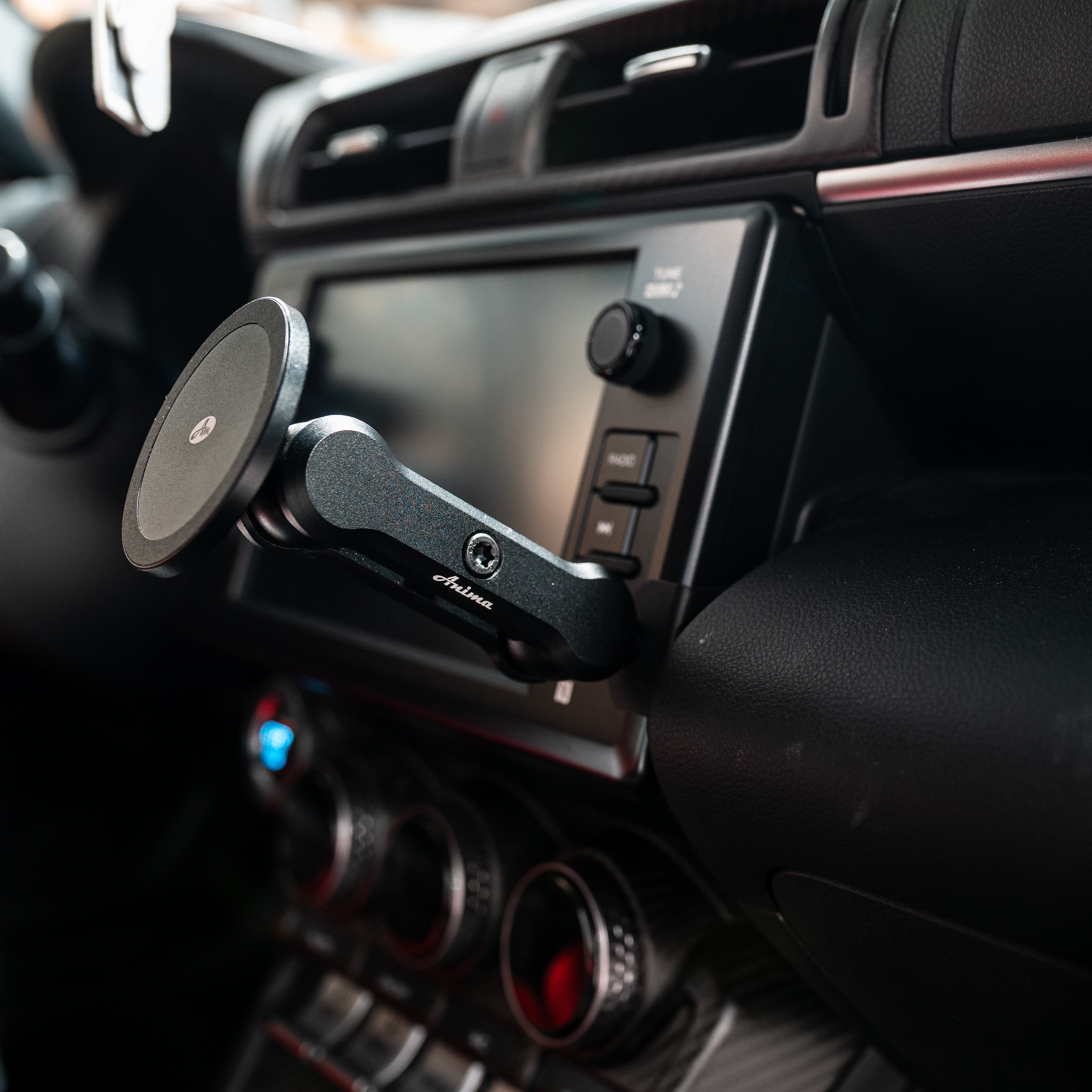 Anima 1" Left Hand Drive Ball Base Phone/Garmin Catalyst Mount - 2022+ Toyota GR86 / Subaru BRZ