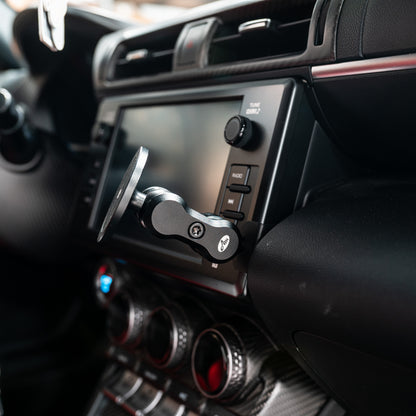 Anima 1" Left Hand Drive Ball Base Phone/Garmin Catalyst Mount - 2022+ Toyota GR86 / Subaru BRZ