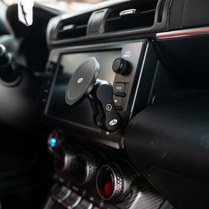 Anima 1" Left Hand Drive Ball Base Phone/Garmin Catalyst Mount - 2022+ Toyota GR86 / Subaru BRZ