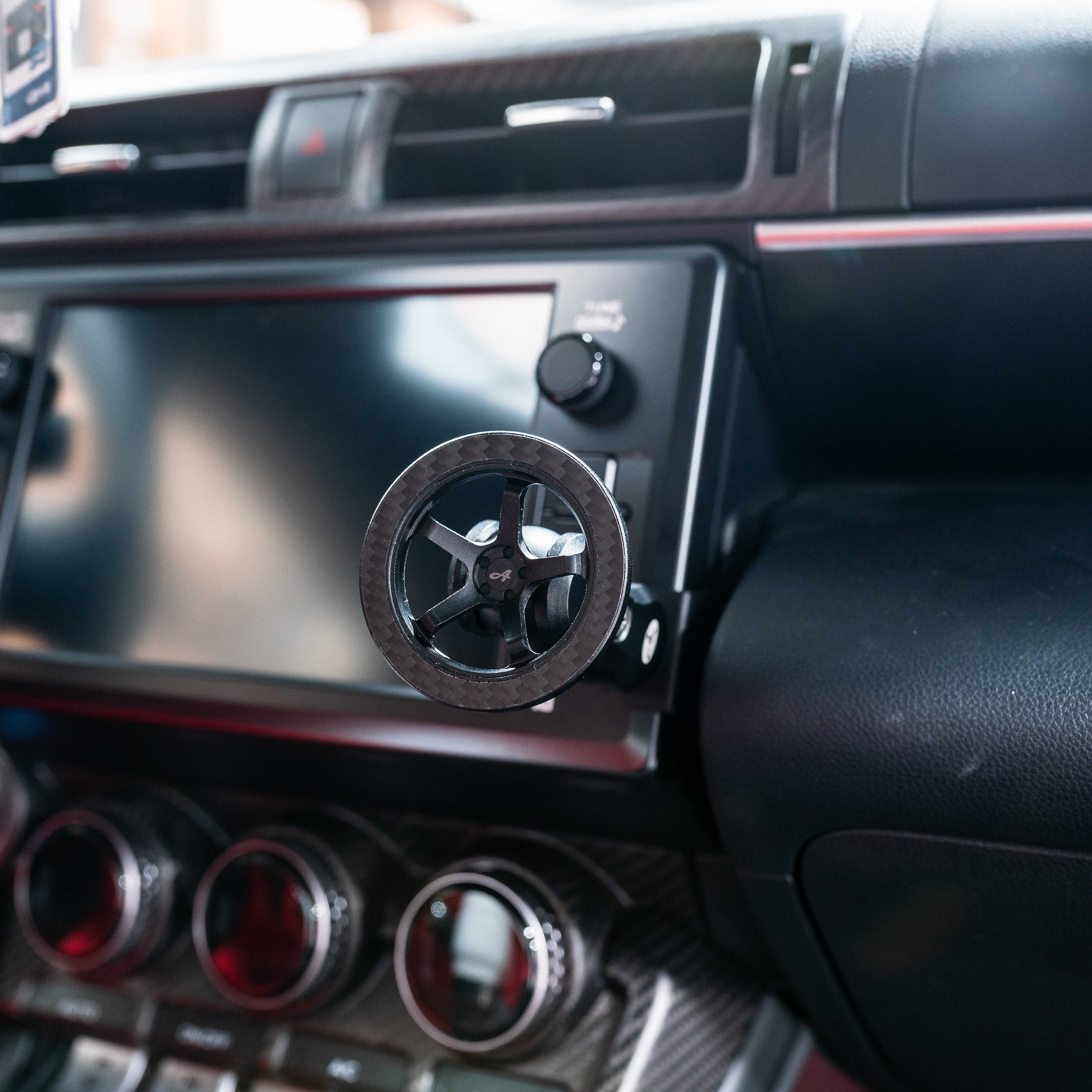 Anima 1" Left Hand Drive Ball Base Phone/Garmin Catalyst Mount - 2022+ Toyota GR86 / Subaru BRZ