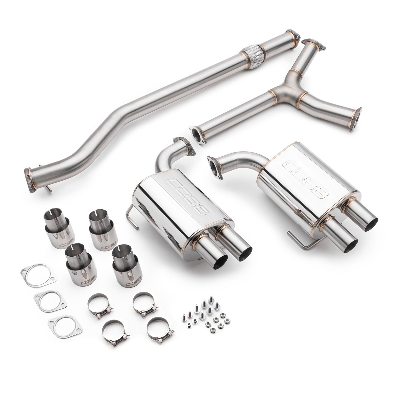 COBB Stainless Steel 3" Cat-Back Exhaust - 2022-2025 Subaru WRX